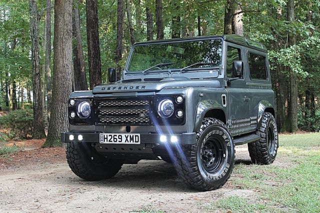 1990 Gray Land Rover Defender