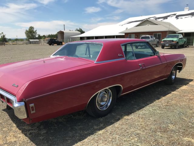 1969 Red Chevrolet Impala