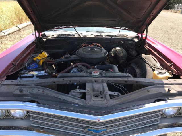 1969 Red Chevrolet Impala