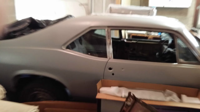 1972 Gray Primer Chevrolet Nova Coupe