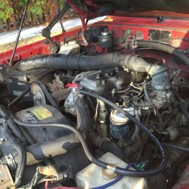 1982 Red Toyota Land Cruiser Wagon