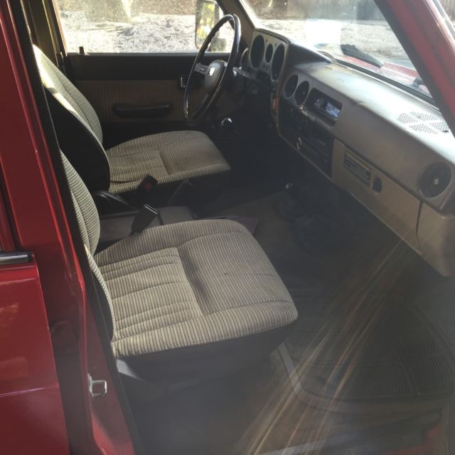 1982 Red Toyota Land Cruiser Wagon