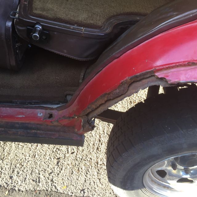 1982 Red Toyota Land Cruiser Wagon