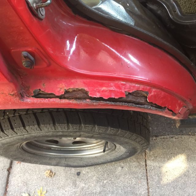 1982 Red Toyota Land Cruiser Wagon