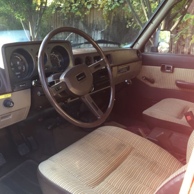 1982 Red Toyota Land Cruiser Wagon