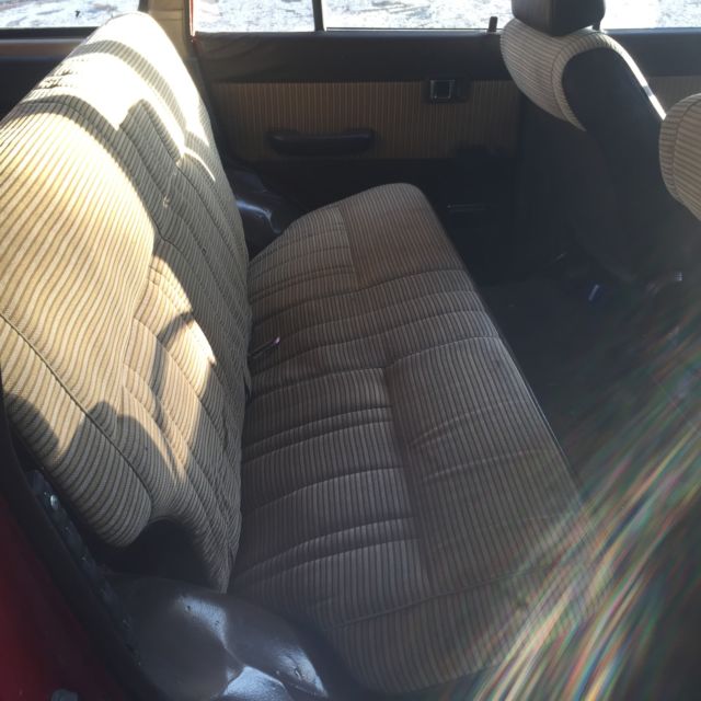 1982 Red Toyota Land Cruiser Wagon