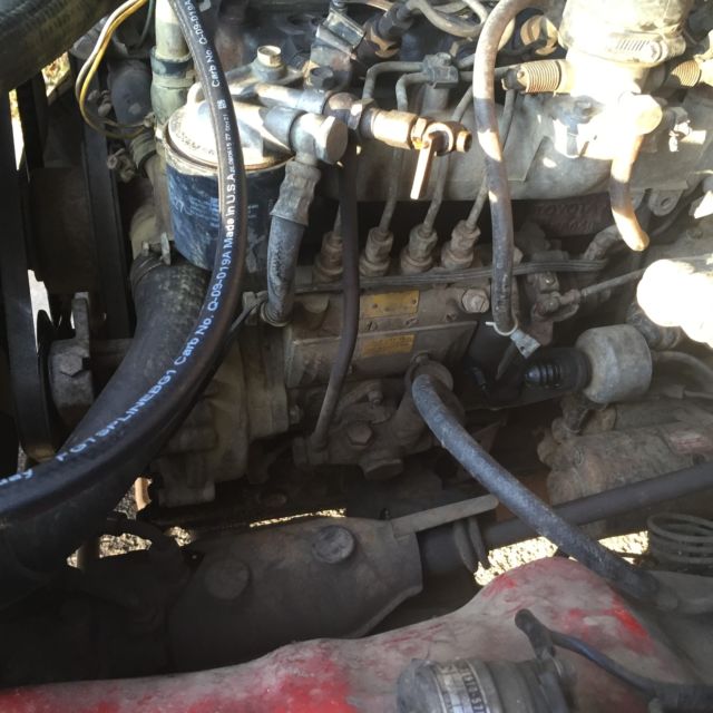 1982 Red Toyota Land Cruiser Wagon