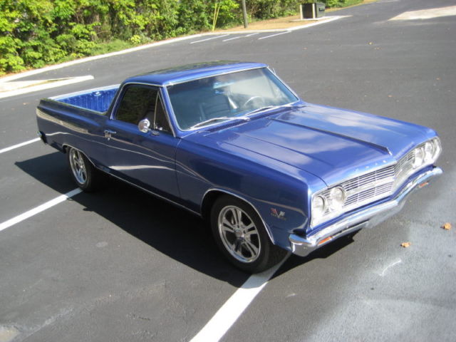 1965 Blue Chevrolet El Camino Standard Cab Pickup