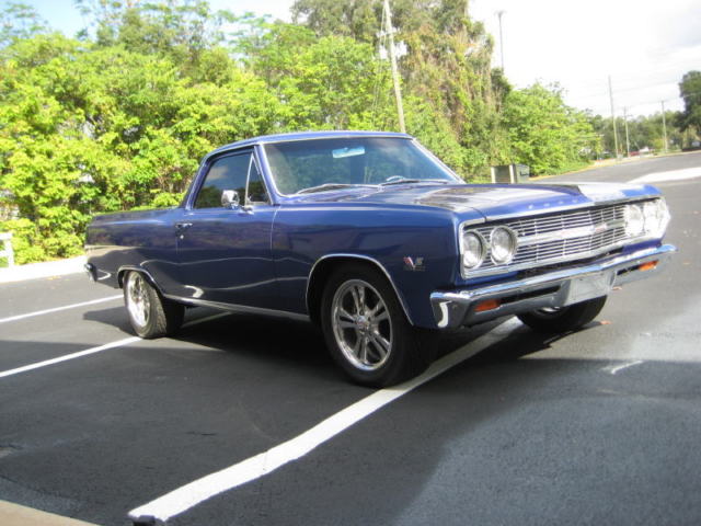 1965 Blue Chevrolet El Camino Standard Cab Pickup