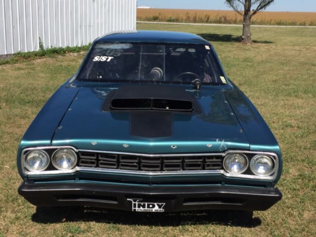 1968 Blue Plymouth Road Runner Coupe