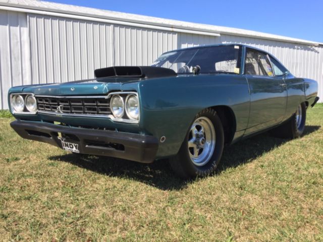 1968 Blue Plymouth Road Runner Coupe