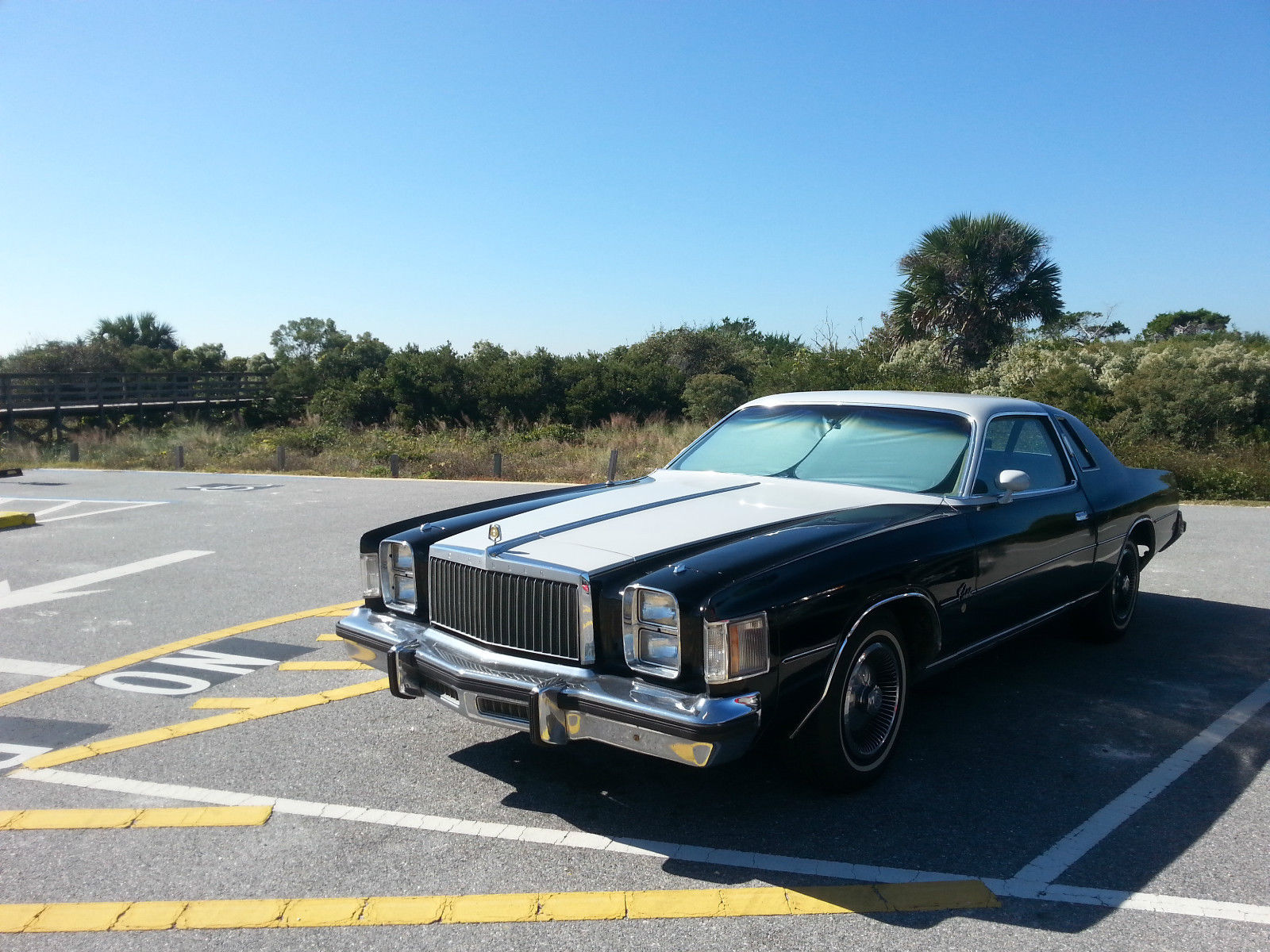 1979 Black and Gray Chrysler Cordoba Hardtop