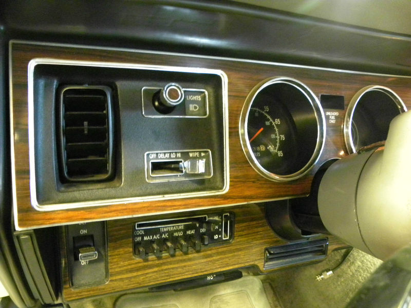 1979 Black and Gray Chrysler Cordoba Hardtop