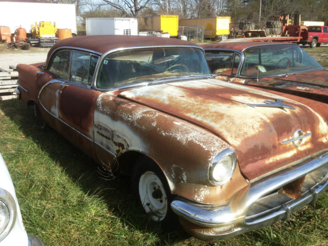 1956 Brown/Beige Oldsmobile Ninety-Eight