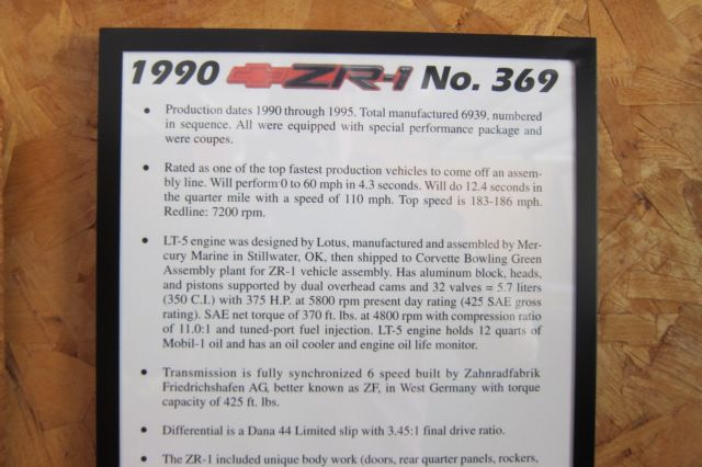 1990 Red Chevrolet Corvette Coupe