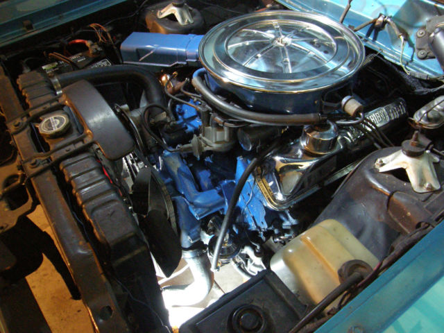 1969 Acapulco blue meatallic Ford Torino Convertible
