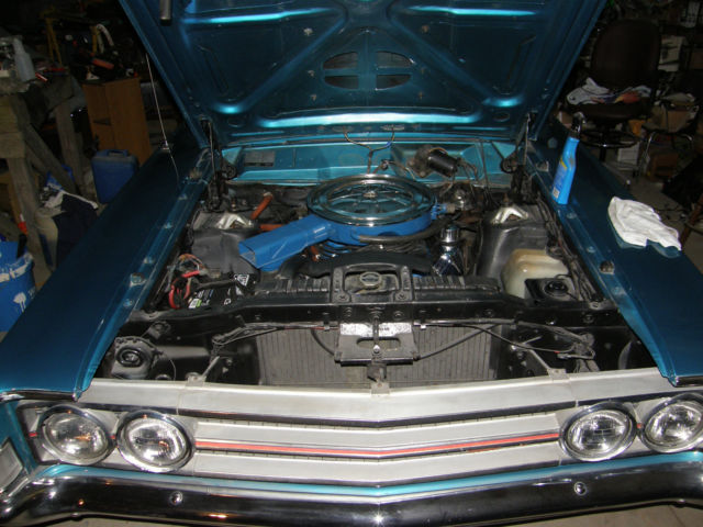 1969 Acapulco blue meatallic Ford Torino Convertible