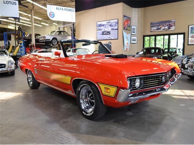 1970 Orange Ford Torino GT Convertible
