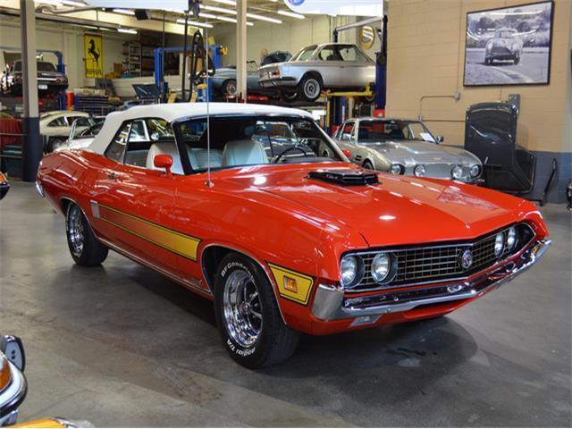 1970 Orange Ford Torino GT Convertible