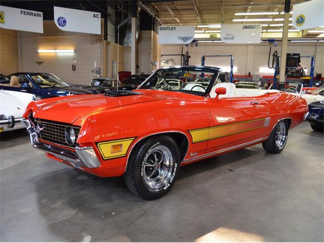 1970 Orange Ford Torino GT Convertible