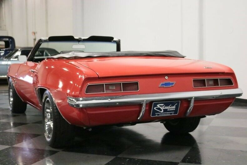 1969 Red Chevrolet Camaro Convertible