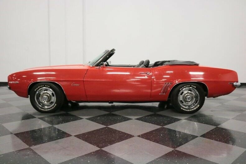 1969 Red Chevrolet Camaro Convertible