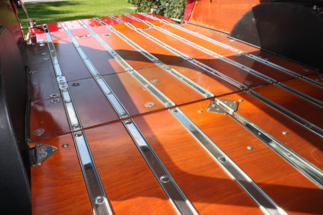 1953 red and black Chrysler Town & Country Wagon