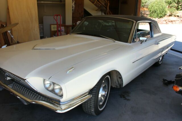 1966 White Ford Thunderbird