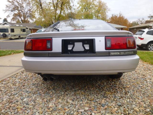 1986 Silver Toyota Supra Hatchback
