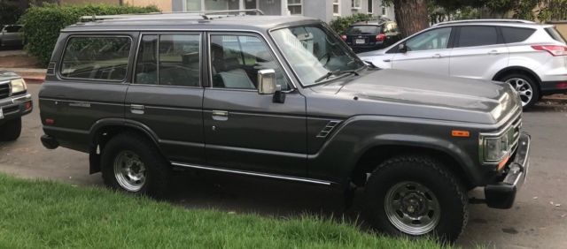 1989 Gray Toyota Land Cruiser