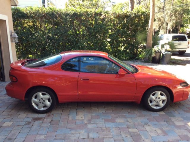 1992 Red Toyota Celica Unibody nonturbo non-four-wheel-drive