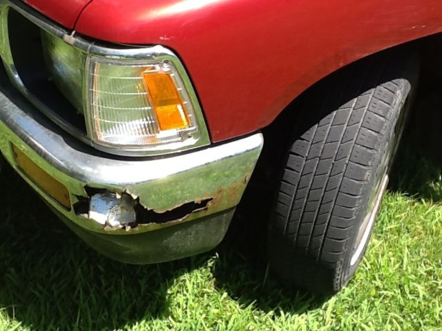 19940000 Red Toyota truck DX Standard Cab Pickup