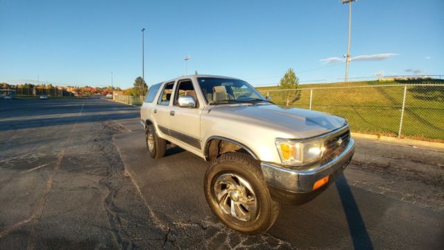 1992 Silver Toyota 4Runner Suv