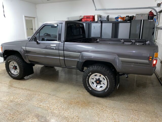 1986 Metallic gray Toyota Tacoma