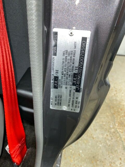 1986 Metallic gray Toyota Tacoma