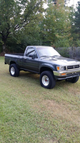 1992 Gray Toyota Tacoma Standard Cab Pickup