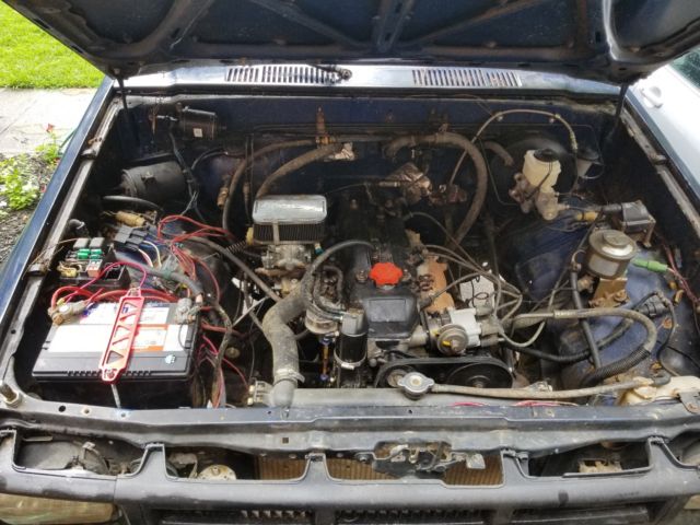 1984 Blue Toyota Pickup