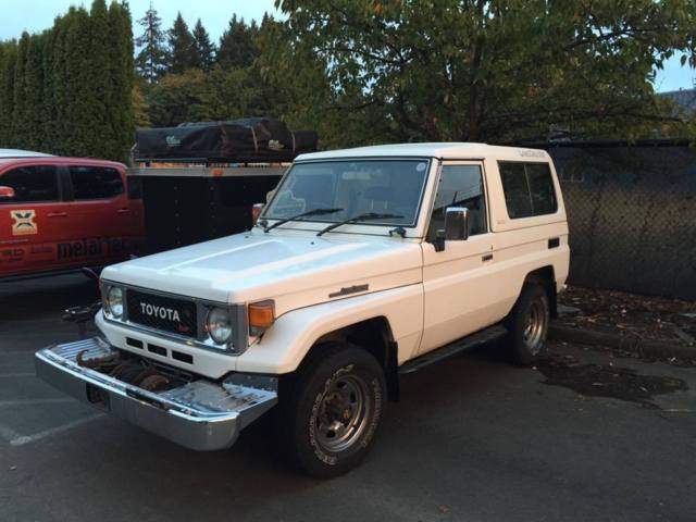 1988 White Toyota Land Cruiser SUV