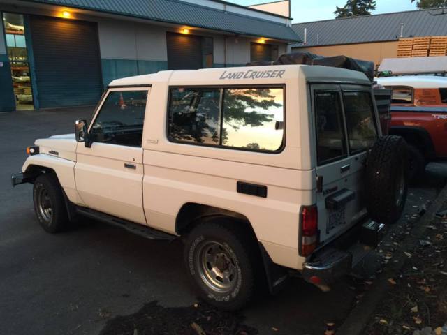 1988 White Toyota Land Cruiser SUV