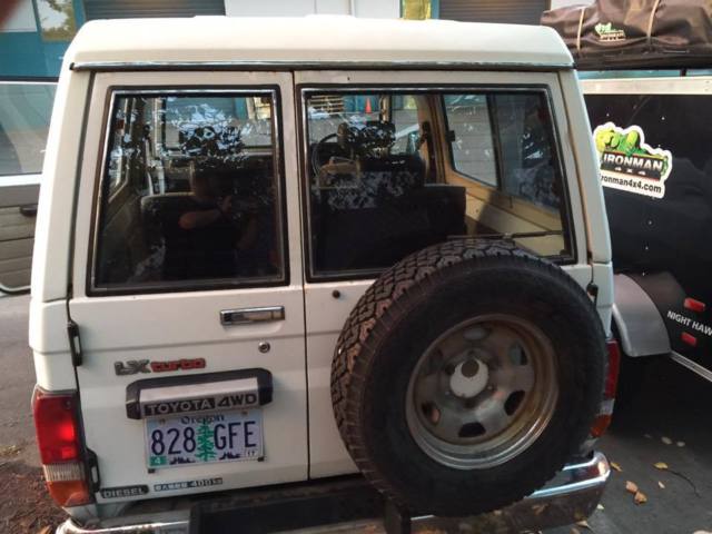 1988 White Toyota Land Cruiser SUV