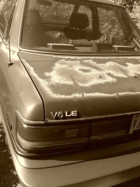 1991 Maron Red Toyota Camry Sedan