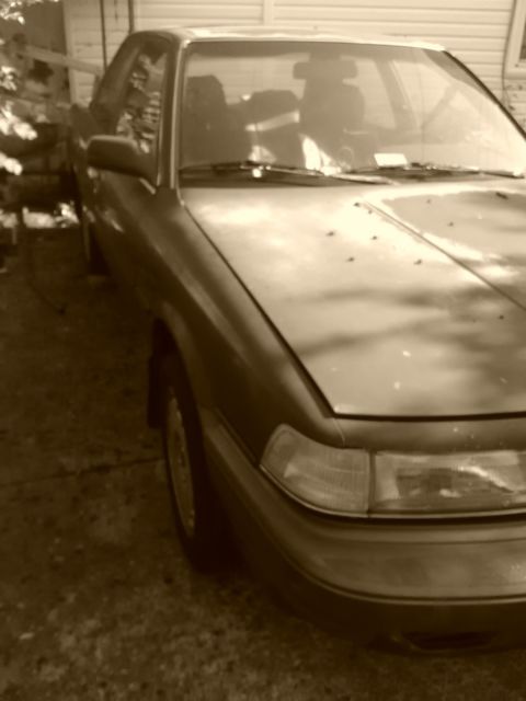 1991 Maron Red Toyota Camry Sedan