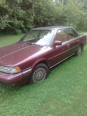 1988 Maroon Toyota Camry Sedan