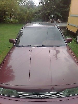 1988 Maroon Toyota Camry Sedan