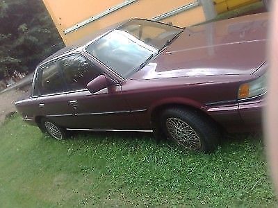 1988 Maroon Toyota Camry Sedan