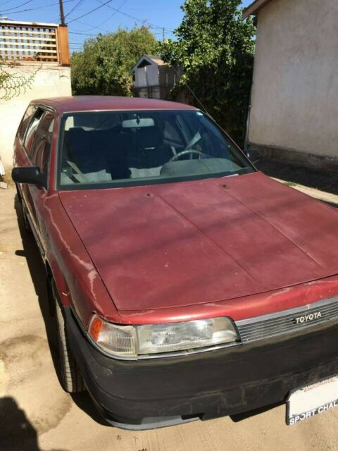 1990 Red Toyota Camry Wagon