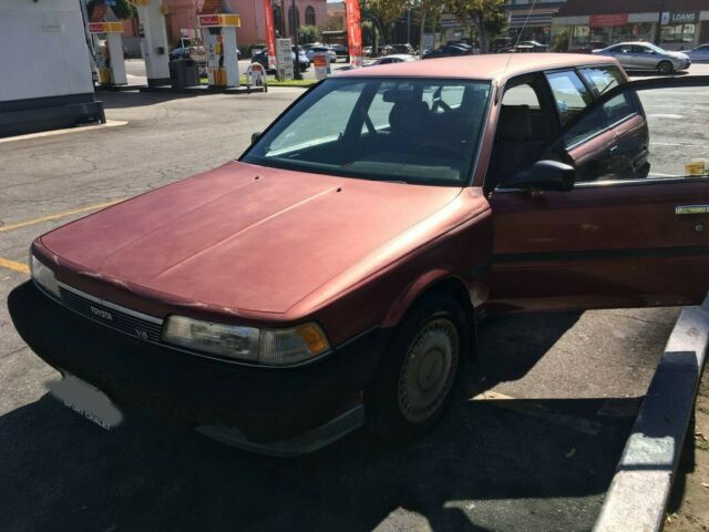 1990 Red Toyota Camry Wagon