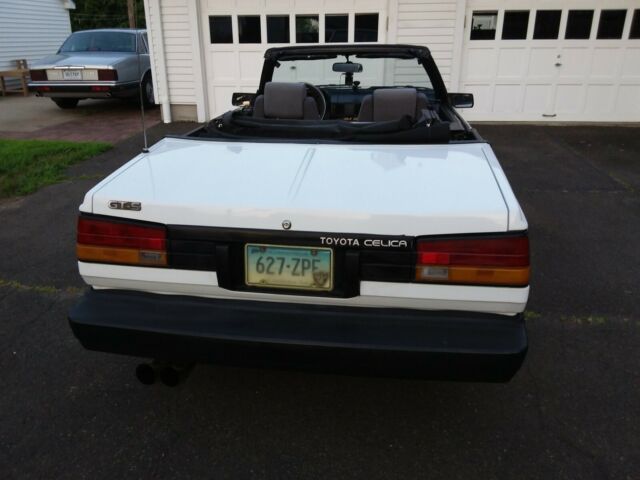 1985 White Toyota Celica