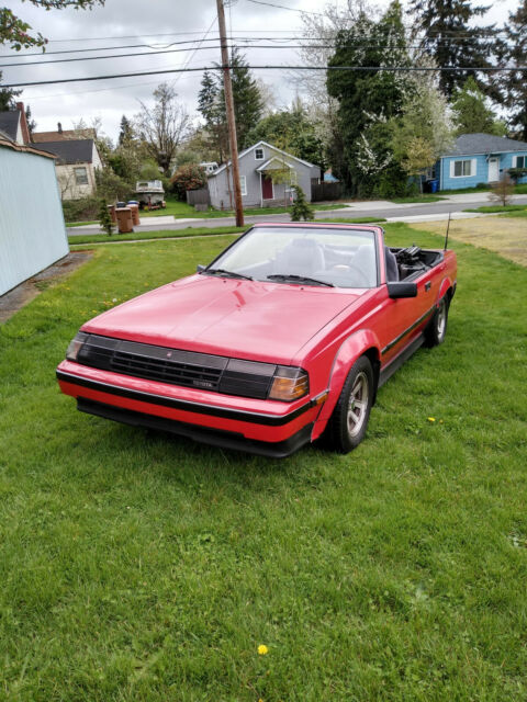 1985 White Toyota Celica Convertible