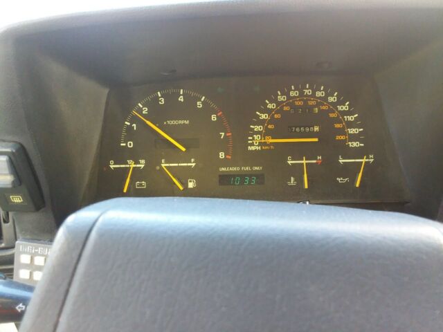 1985 White Toyota Celica Convertible